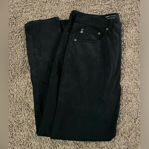 AG Adriano Goldschmied Everett Slim Straight Black Jeans Men's 34x32
